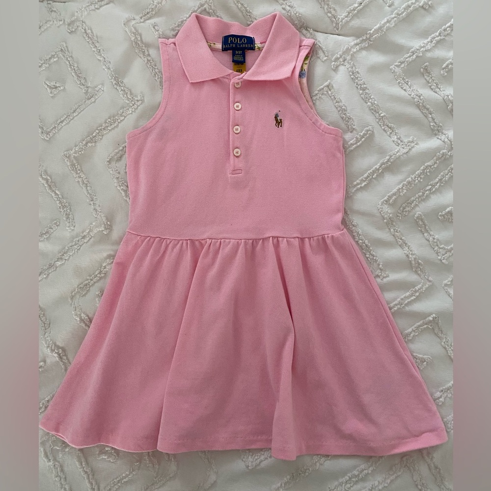 POLO RALPH LAUREN sleeveless toddler dress sz 3T